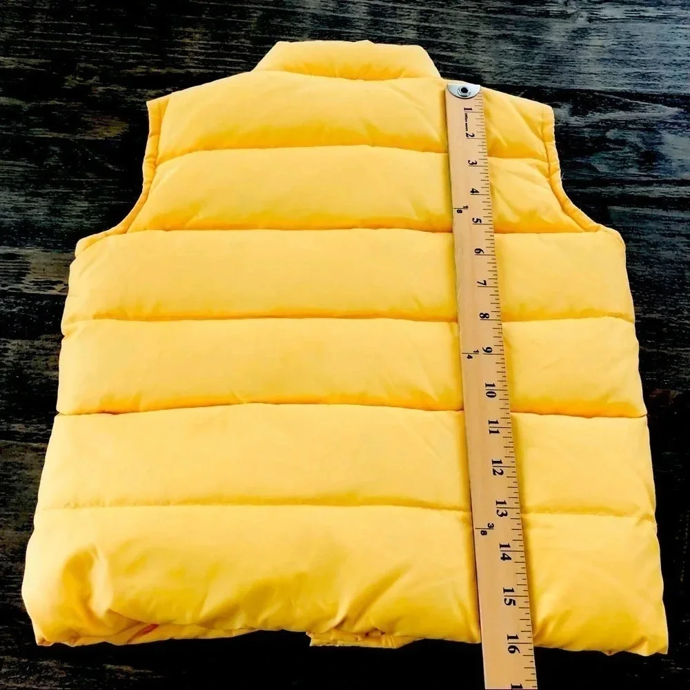 Vintage Gap Kids Yellow‎ Puffer Vest Jacket unisex